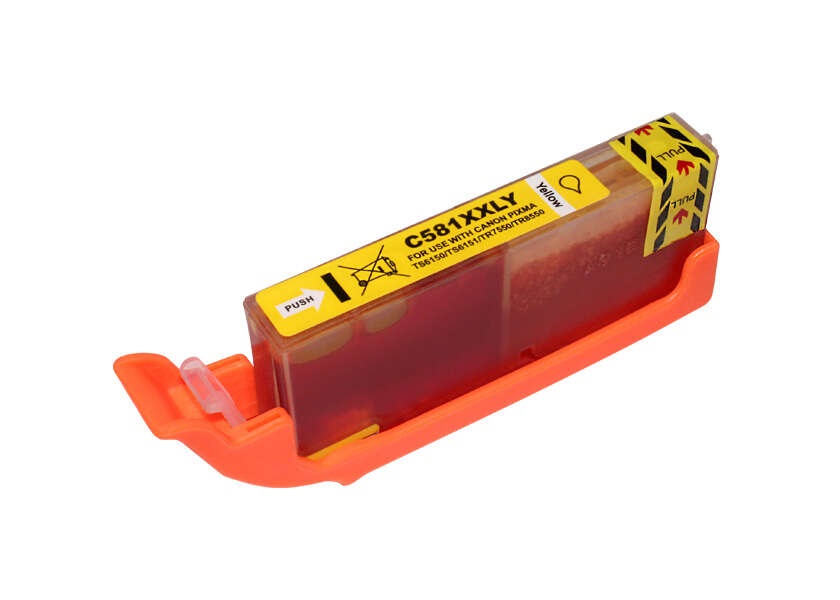 Cartucho Canon CLI-581XL Amarillo Compatible