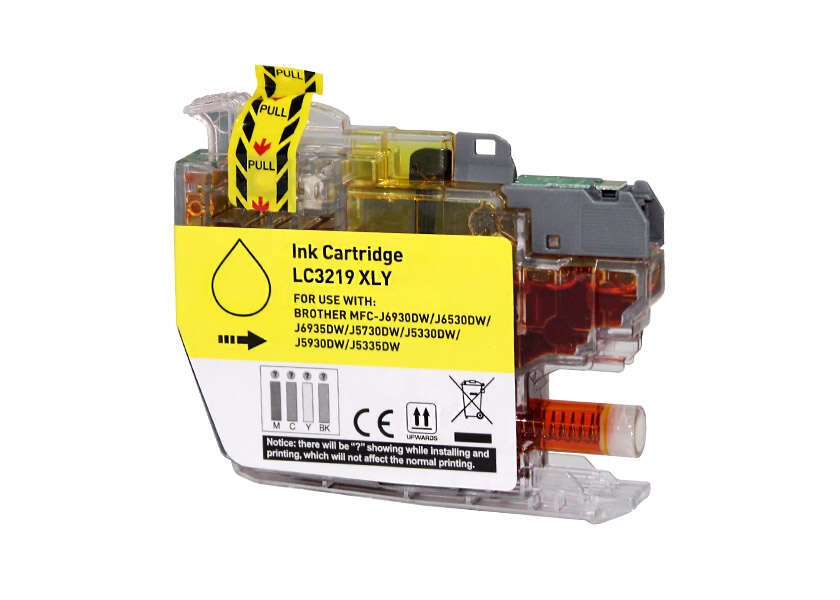 Cartucho Brother LC3219XL Amarillo Compatible